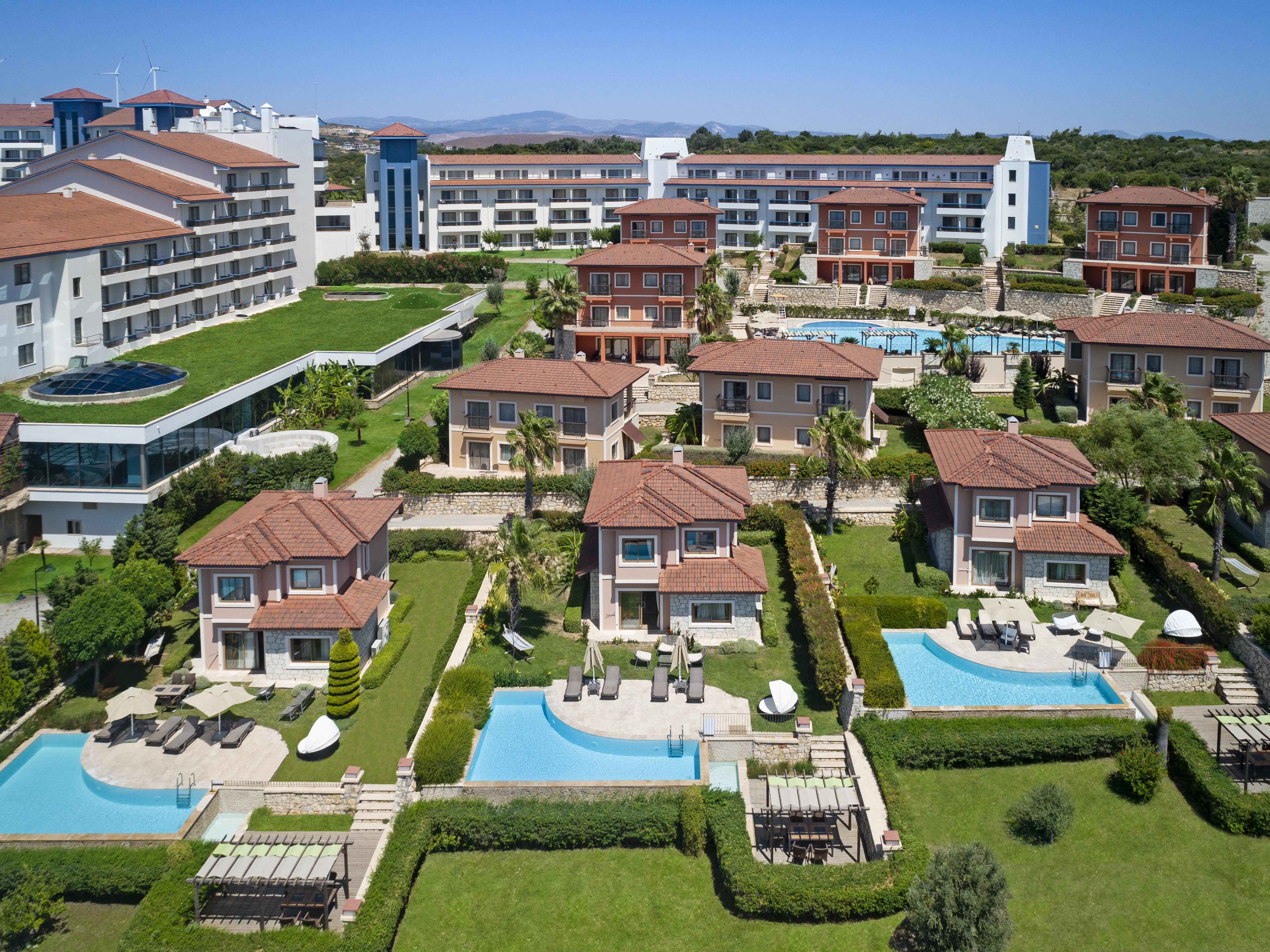 Royal Teos Thermal Resort Clinic & Spa - Halal Hotel Seferihisar Exterior foto